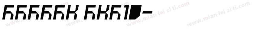 FZLTHK GKB10字体转换